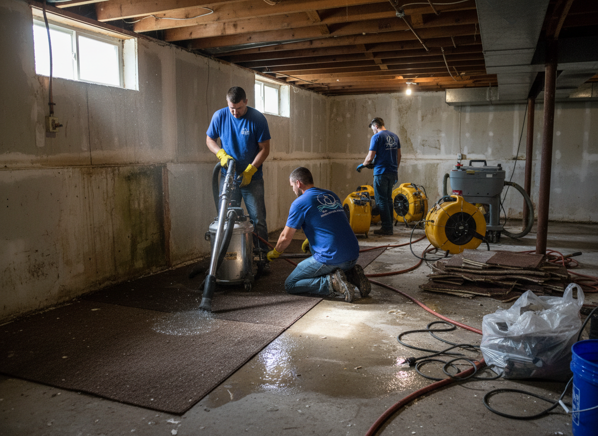 Water Damage Restoration work by Water Damage Restoration Clinton in Clinton, WA