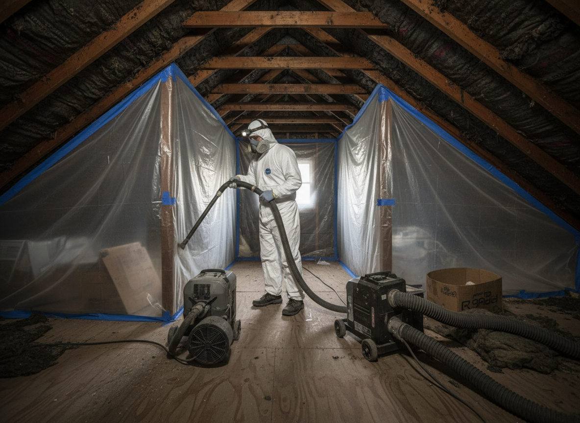 Attic Mold Remediation in Clinton, WA
