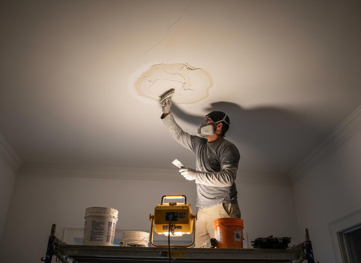 Ceiling Water Damage Repair in Clinton, WA